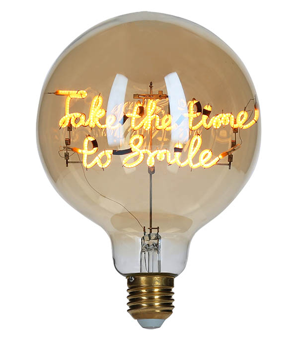 Ampoule Take The Time To Smile By Smiley Elements Lighting