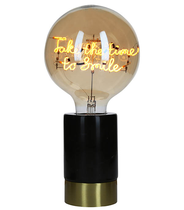 Take The Time To Smile Bulb By Smiley Elements Lighting