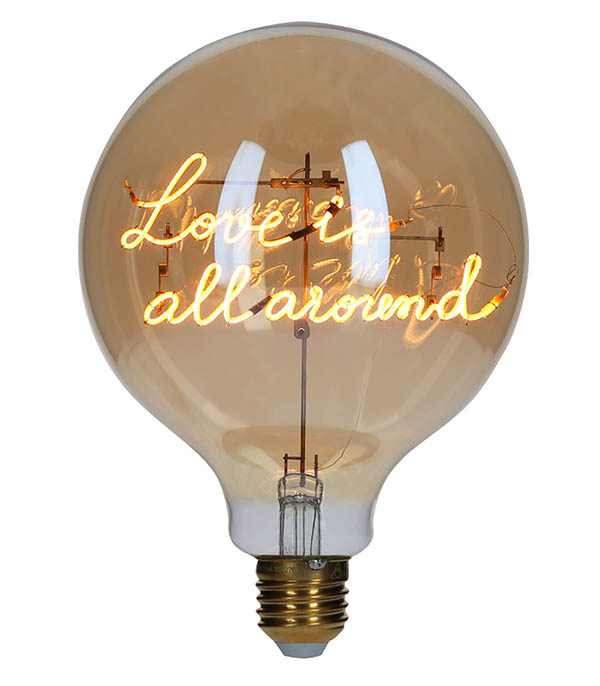 Love Is All Around Elements Lighting bulb