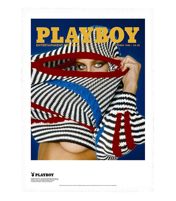 Affiche Playboy Couverture Octobre 1986 38 x 56 cm Image Republic