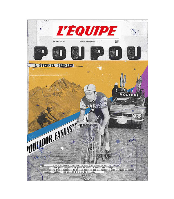Affiche l'Équipe Poulidor 30 x 40 cm Plakat