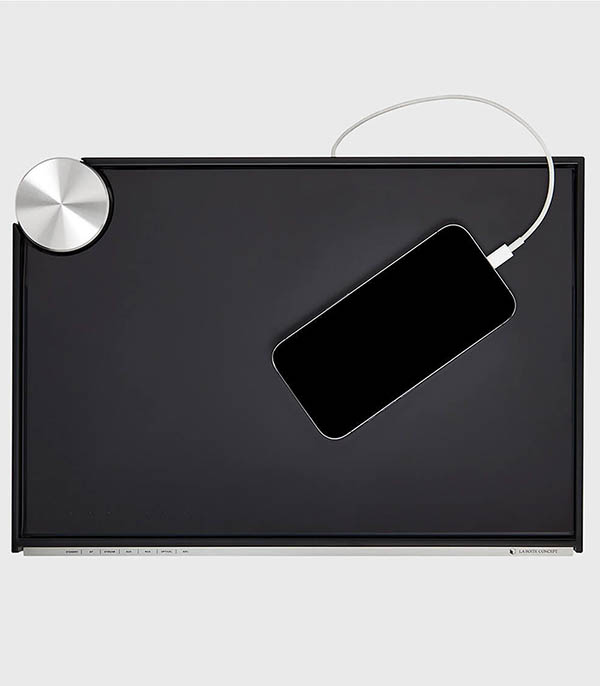 PR Link Multiroom Speaker Black/Walnut La Boite Concept