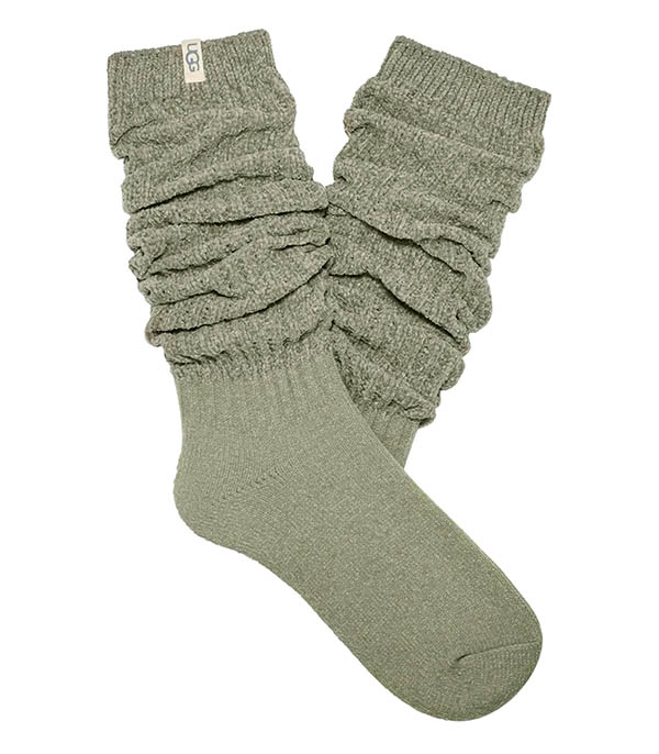 Clarisse Tall Slouchy Grey UGG® High Socks