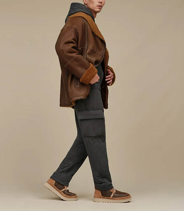 UGG® Shearling Regenerate II Cognac Coat