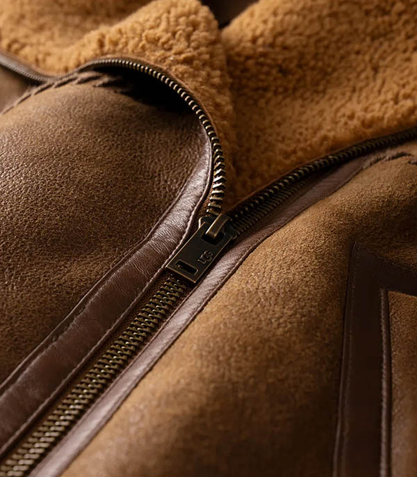 UGG® Shearling Regenerate II Cognac Coat