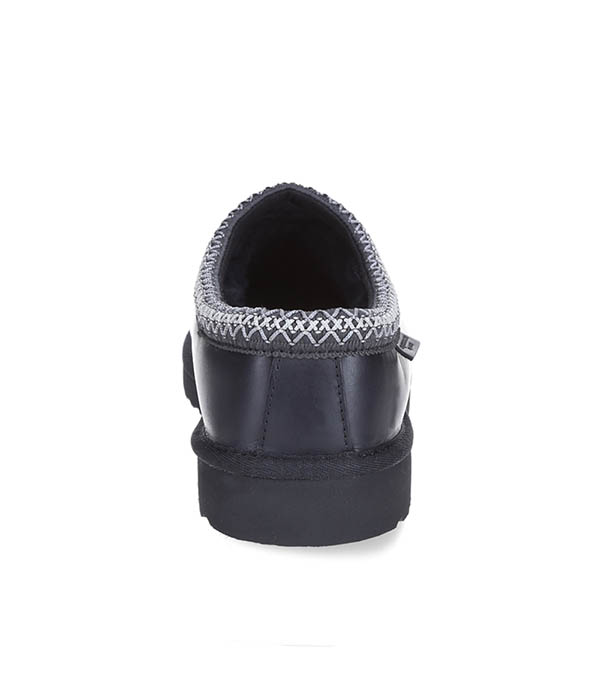 Men's slippers Tasman Regen in UGG® Black leather