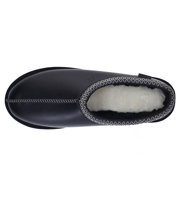 Men's slippers Tasman Regen in UGG® Black leather