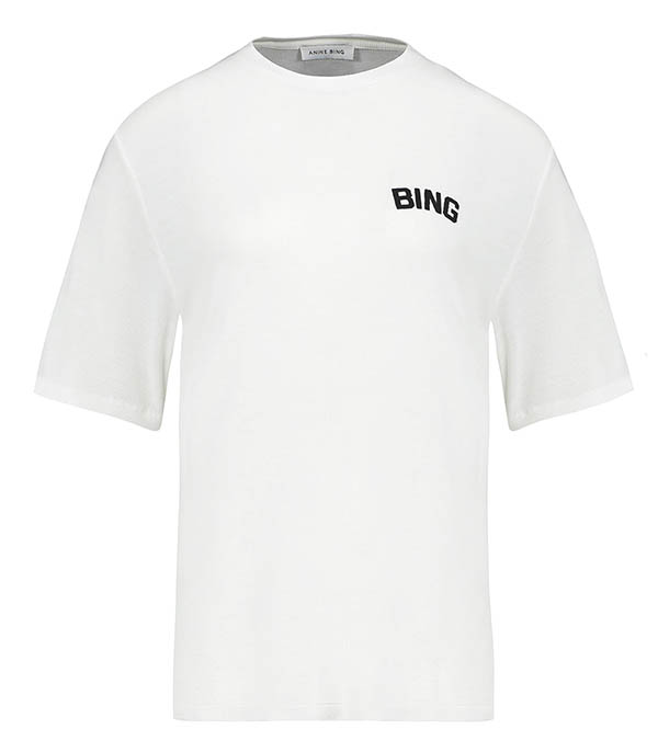 Louis Hollywood Ivory T-shirt Anine Bing