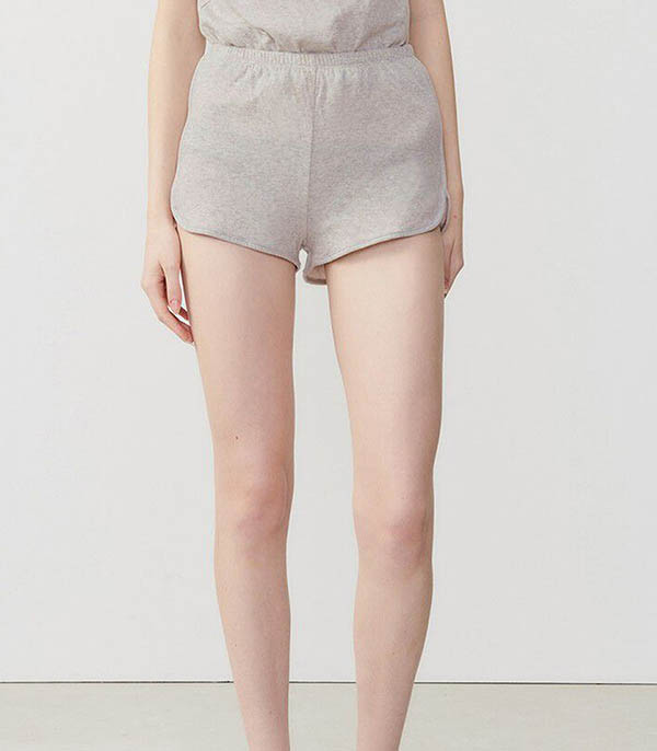 Ruzy Shorts Light Heather Grey American Vintage