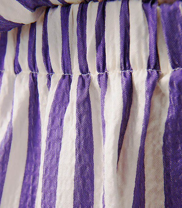 Shaning Shorts Purple Stripes American Vintage