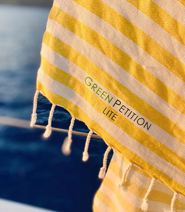 Fouta Mare Ochre Green Petition