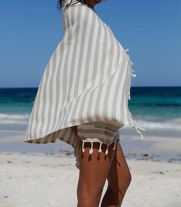 Fouta Mare Sand Green Petition