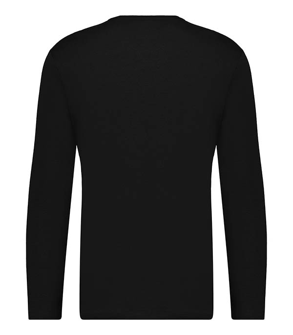 Men's black cotton and cashmere T-shirt Majestic Filatures