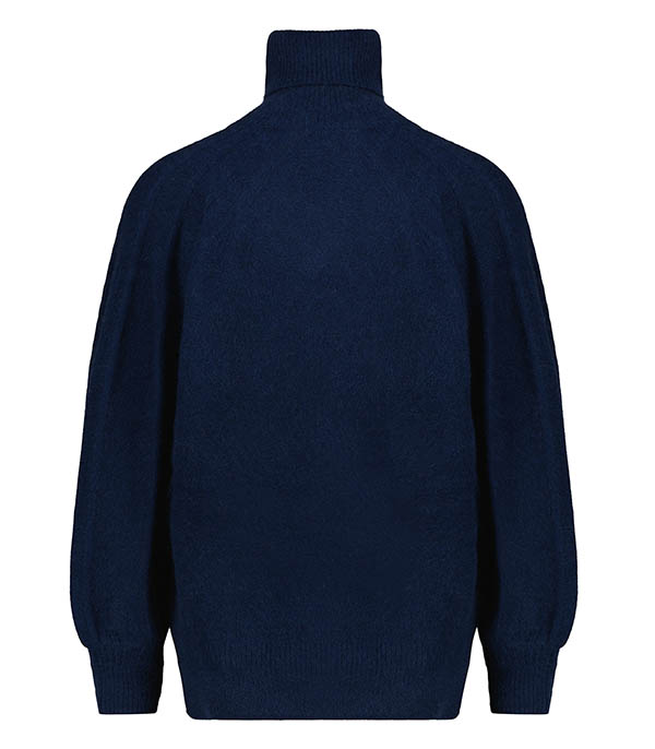 Balloon Neck Sweater Navy Majestic Filatures