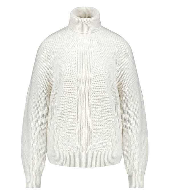 Pull Col Roulé Milk  Majestic Filatures