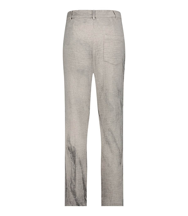 Men's pants Front Pockets Hand Dyed Grey Daub