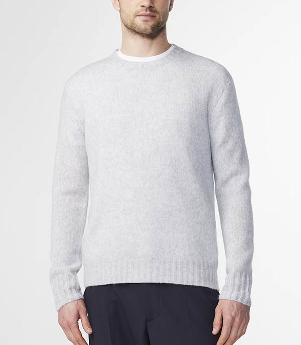 Pull homme Lee Light Grey NN07