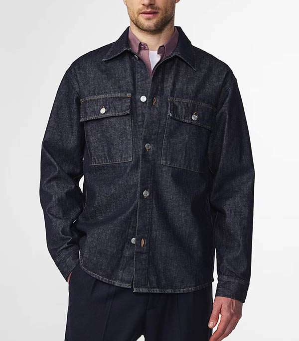 Roger Blue Denim Men's Overshirt NN07