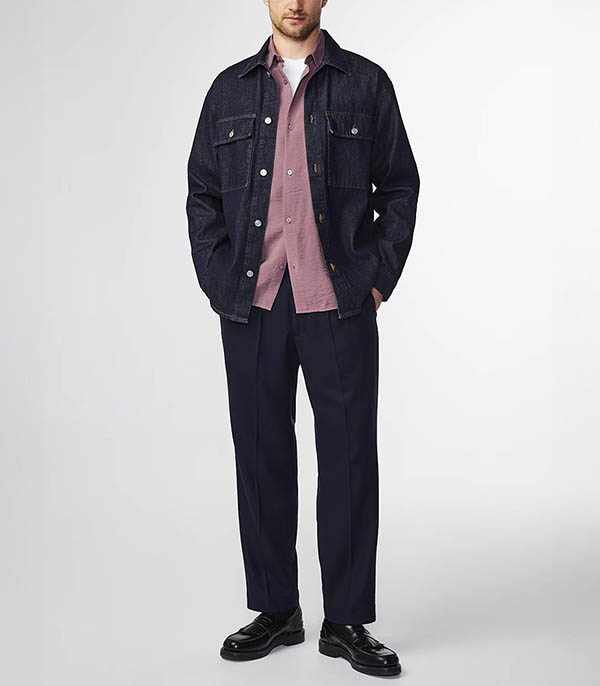 Roger Blue Denim Men's Overshirt NN07