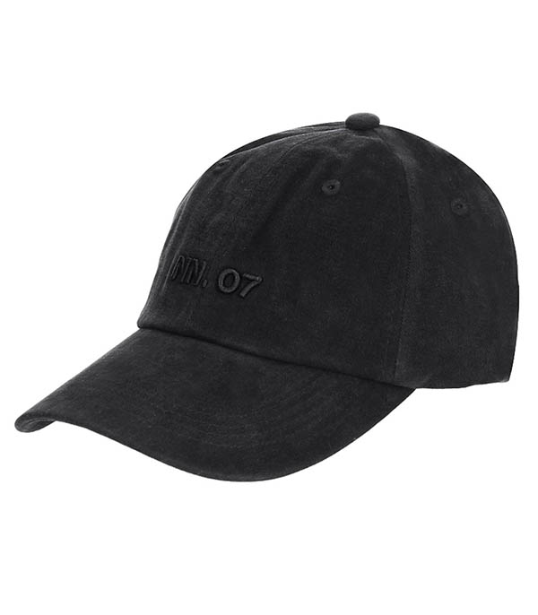 Black cotton cap NN07