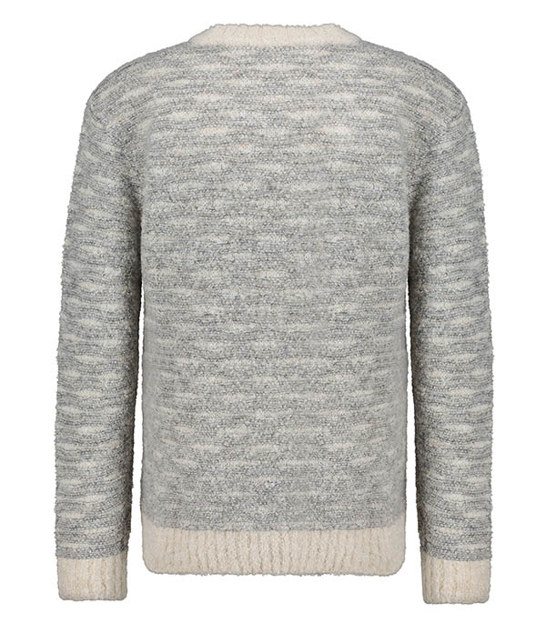 Men's Zackarias Grey Mixed Sweater NN07