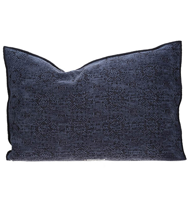 Jacquard stone washed kilim cushion 40 x 60 cm Maison de Vacances