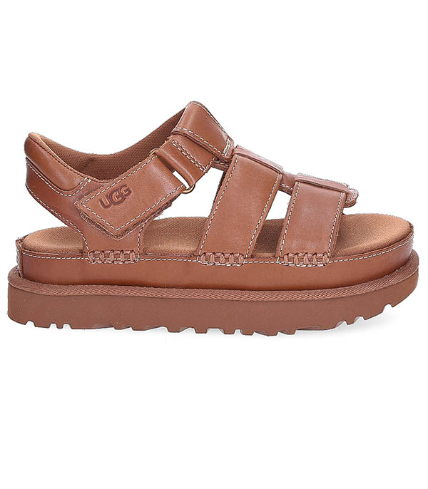 Goldenstar Tan UGG® platform sandals