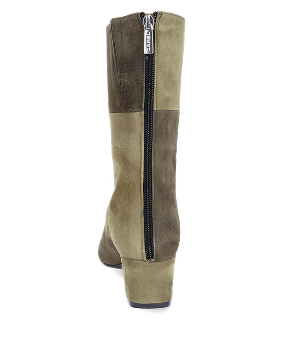 Estime Go Khaki suede boots Carel Paris