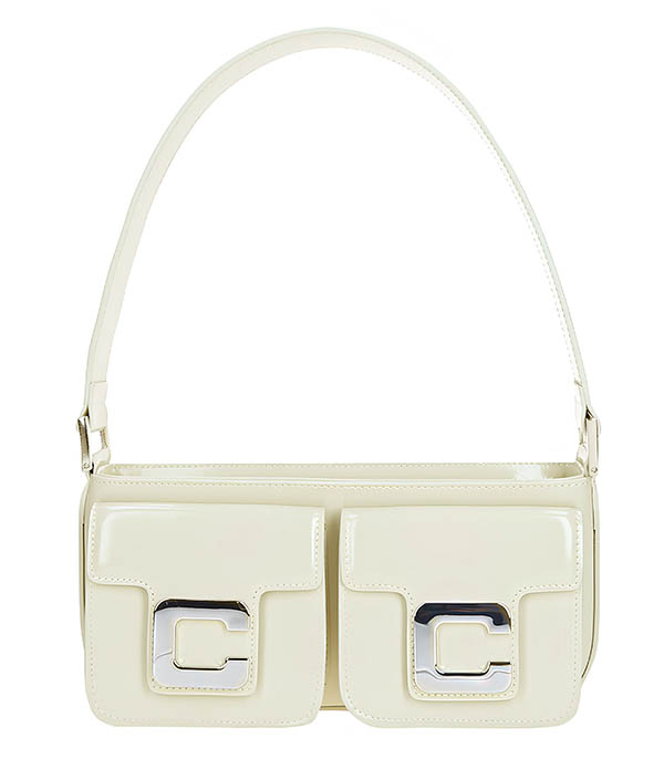 Mimi bag ivory glacé leather Carel Paris