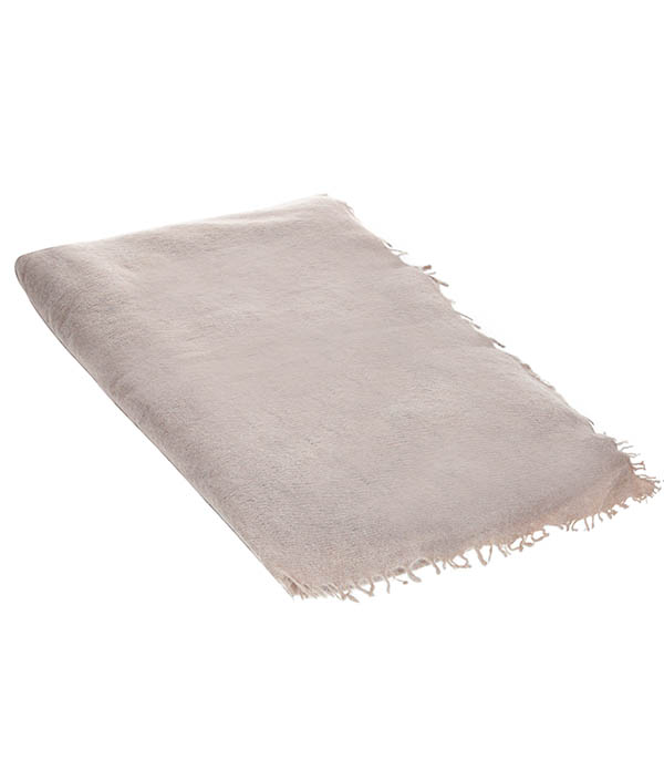 Vice Versa Plaid Fringed Cashmere Handknit 150 x 200 cm Maison de Vacances