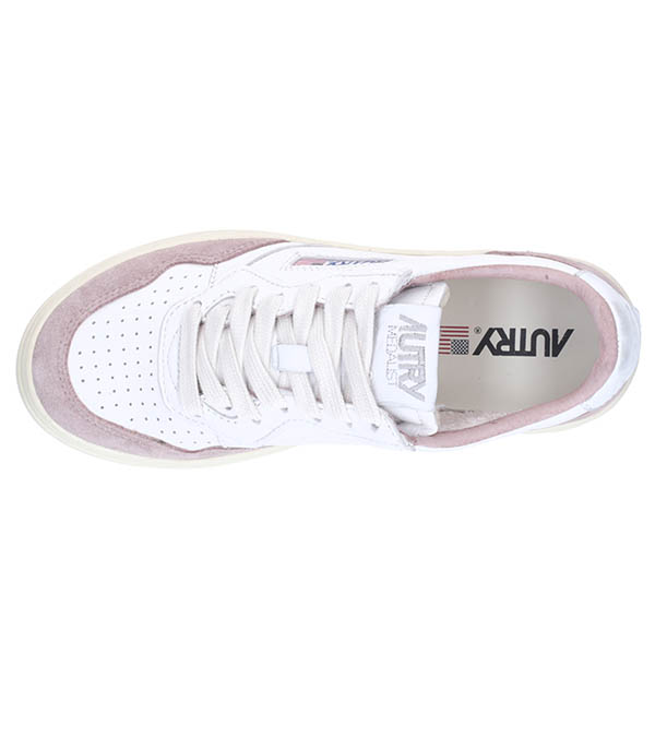 Baskets Medalist Low White/Nude Autry