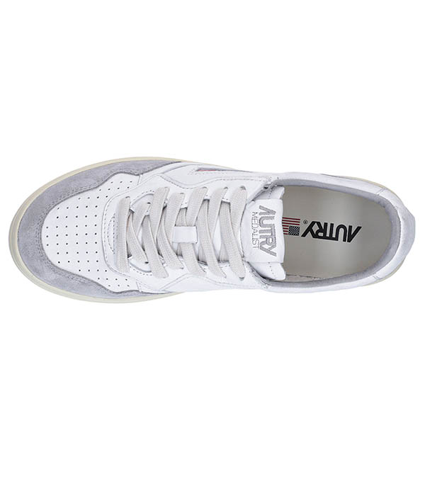 Baskets homme Medalist Low White/Grey Autry