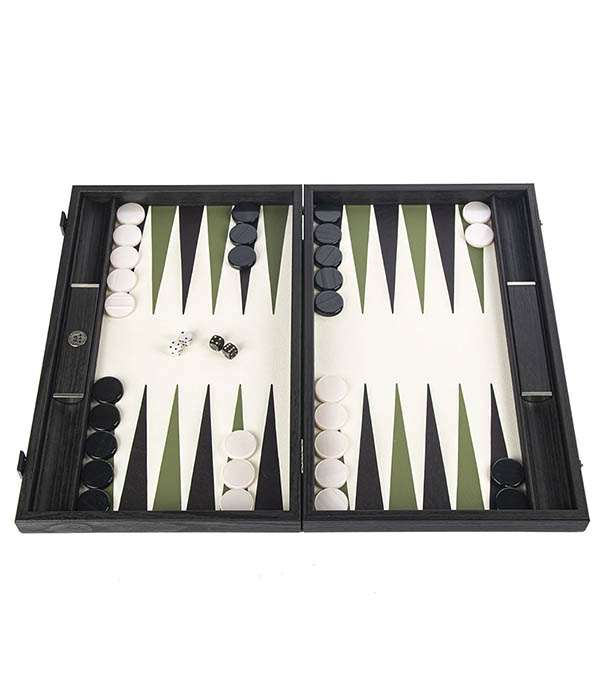 Manopoulos crocodile backgammon set
