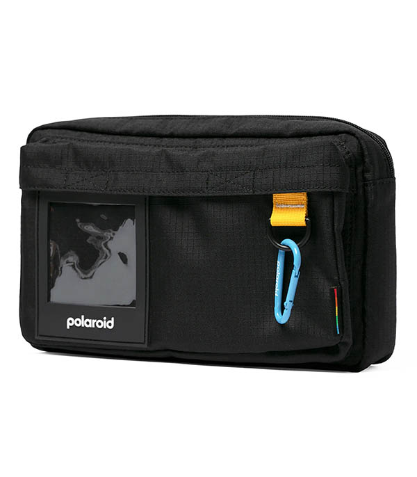 Shoulder Bag Recycled Ripstop Crossbody Black Polaroid