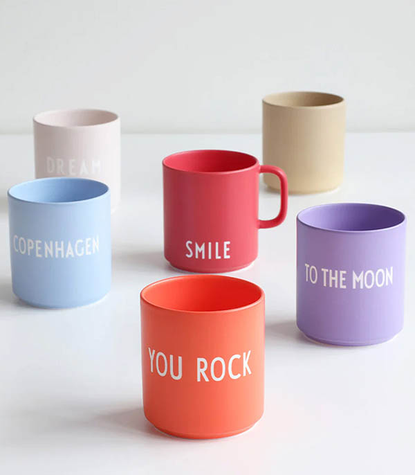 Tasse Favorite Cups Danish Words Copenhague Design Letters