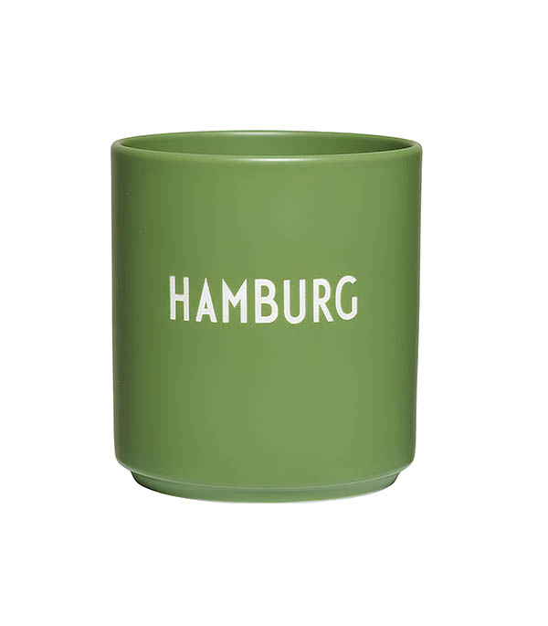 Tasse Favorite Cups German Collection Hamburg Design Letters