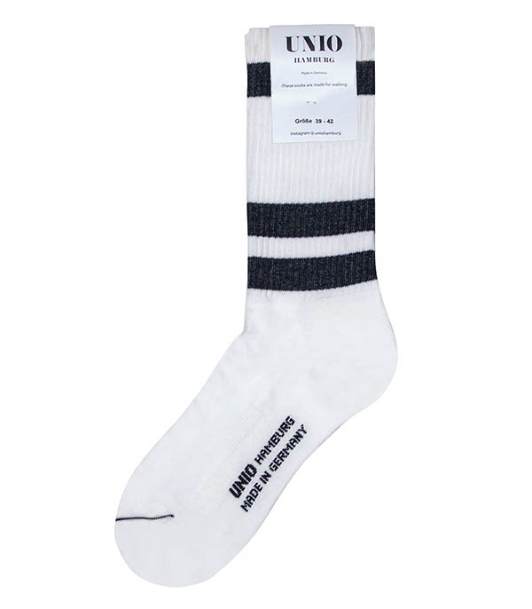 White Black Unio Hamburg Socks