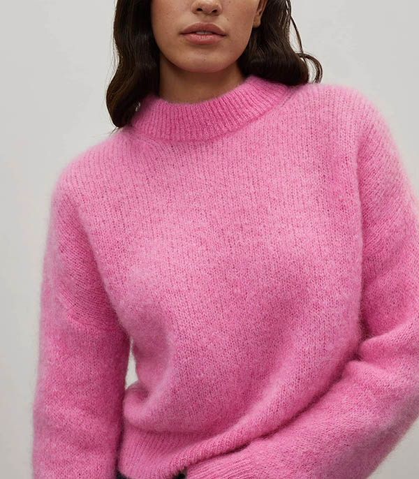 Mohair sweater Jane Pink Surprise Paris