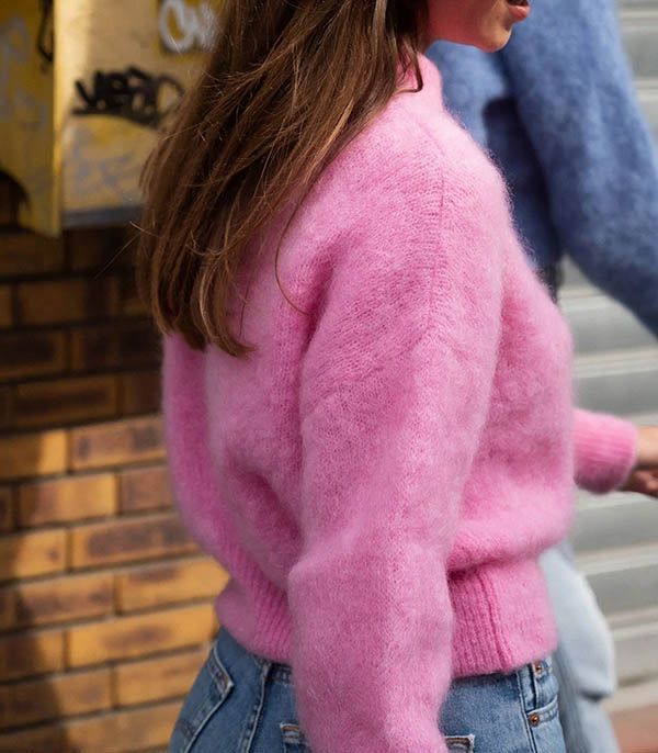 Mohair sweater Jane Pink Surprise Paris