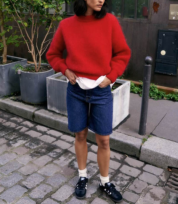 Pull Mohair Jane Red Surprise Paris