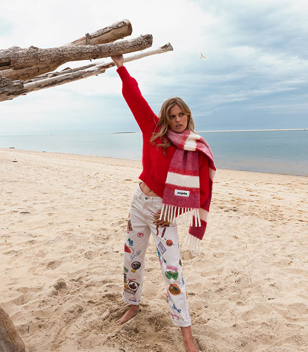 Pull Mohair Jane Red Surprise Paris