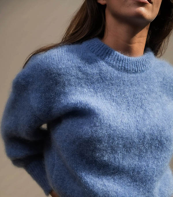 Mohair sweater Jane Blue Surprise Paris