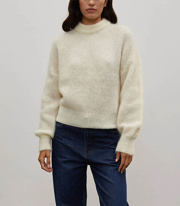 Mohair sweater Jane Cream Surprise Paris