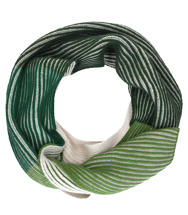 Central Stripes Ghede Knitted Scarf Thinking Mu