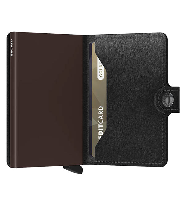 Miniwallet Original Black Brown card case Secrid