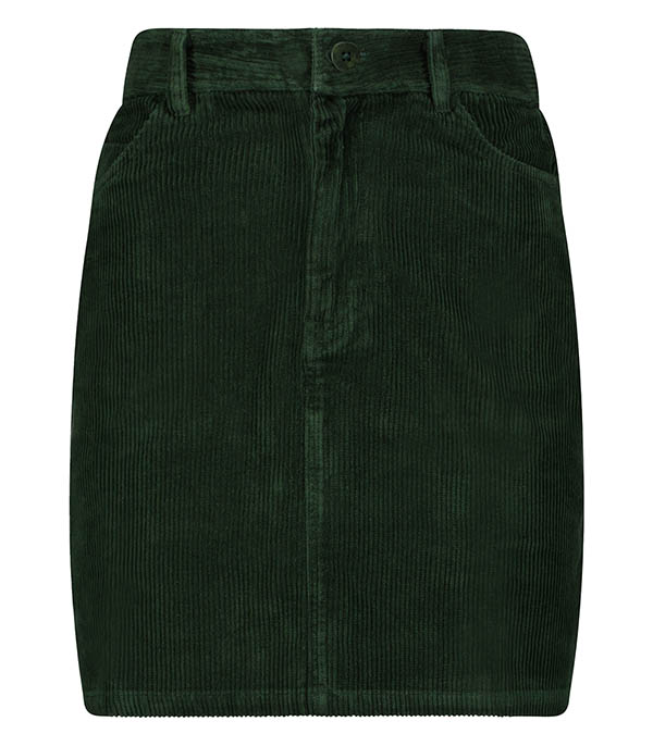 Jupe Marsha Bottle Green Corduroy Thinking Mu