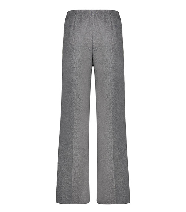 Wool pants Cloth Drawstring Elasticared Grey Forte Forte