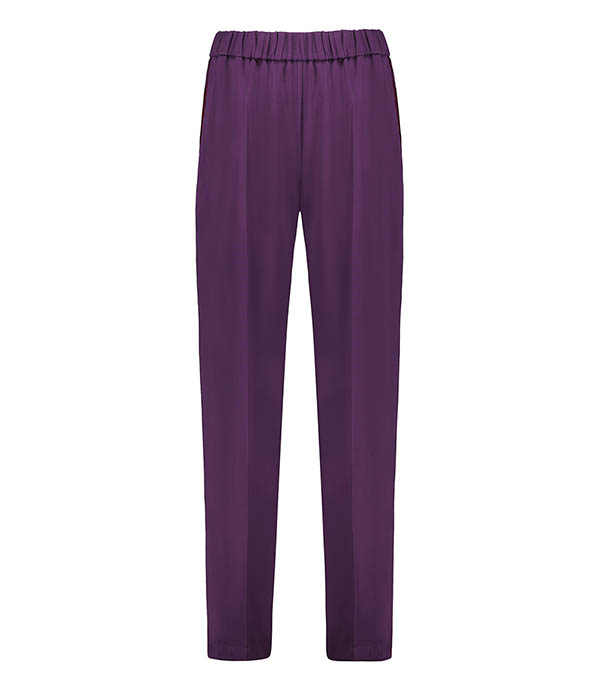 Satin Side Bands Strech Cady crepe Ruby pants Forte Forte