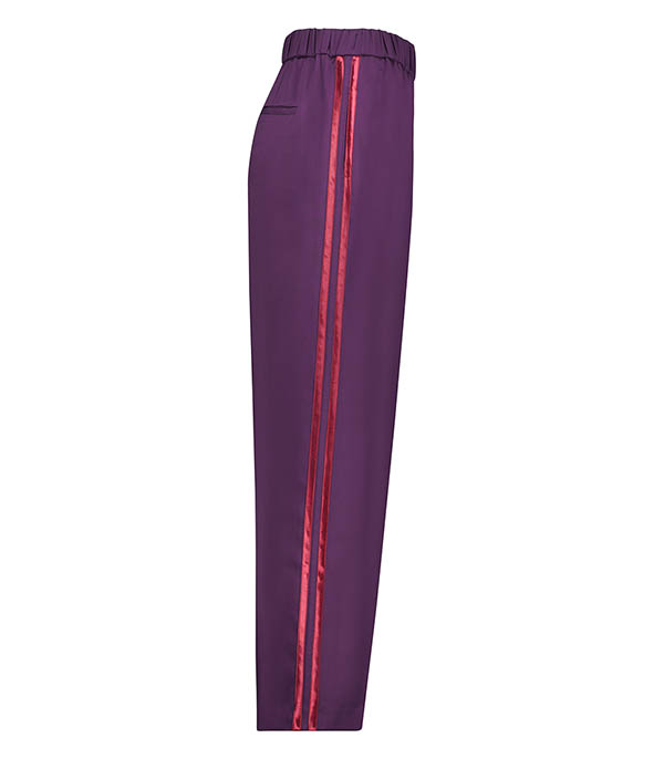 Satin Side Bands Strech Cady crepe Ruby pants Forte Forte