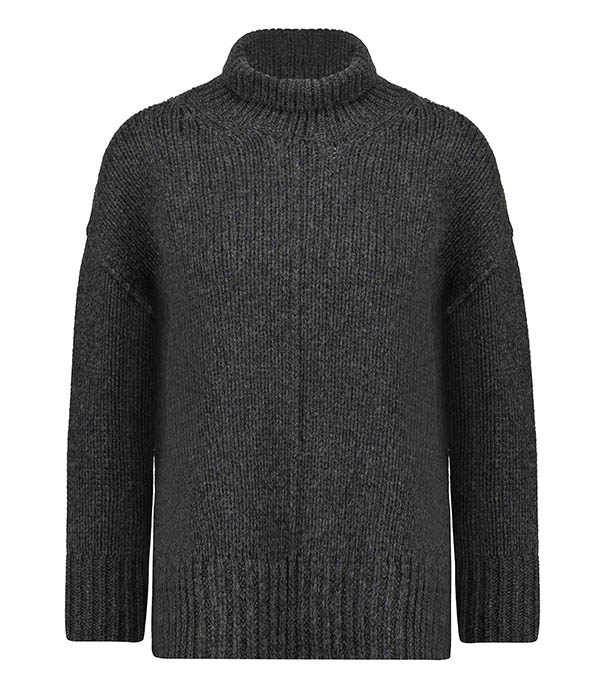 Pull Soft Wool Turtleneck Anthracite Forte Forte à -30%